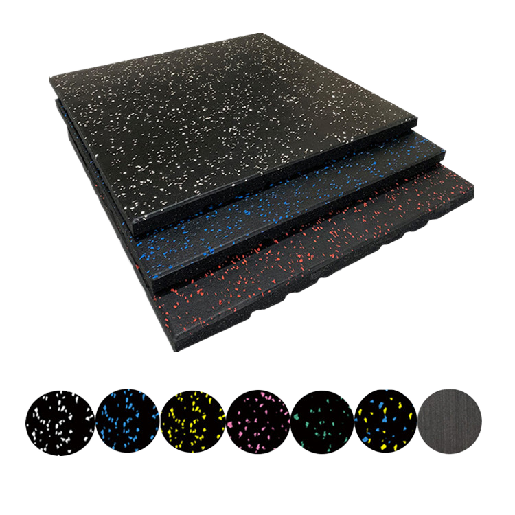 Shock-absorbing floor mats